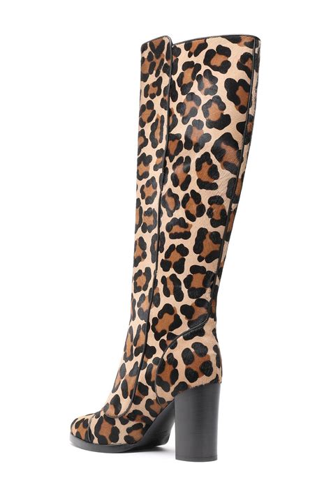 michael kors leopard heels|michael kors leopard boots.